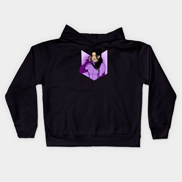 Kate Bishop Kids Hoodie by Christian Carroll